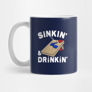 Sinkin' & Drinkin' Cornhole Mug